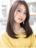大人美人マロンベージュ透明感エアストレートh4越谷20代30代40代