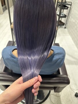 フェンヘアーアイス 中目黒(Fen.hair ici) 10代20代30代大人可愛い韓国風ブルーパープル韓国ヘア