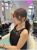 顔周りカットでさらに小顔に♪