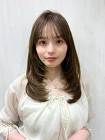 アフロート ルヴア(AFLOAT RUVUA)&nbsp;るなstyle 美髪レイヤーカット/韓国ヘア/くびれ顔周りレイヤー