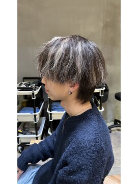 ロク ヘアー(LOC HAIR) ツイストスパイラル×ホワイトハイライト