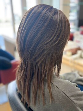 ヘアークリアー 春日部 おしゃれな大人のデザインカラー ハイライト×ハイトーンカラー