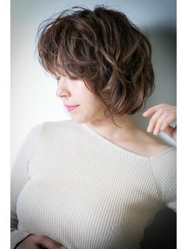 カバーヘア ブリス 戸田公園西口店(COVER HAIR bliss) □暖色系カラーハイライト小顔ウルフカット415戸田公園20代30代