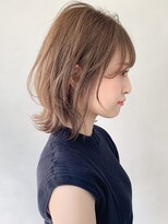 アグノス 青山(Agnos)&nbsp;サイドバング艶感斜めバングデザインカラー美髪#263f0915