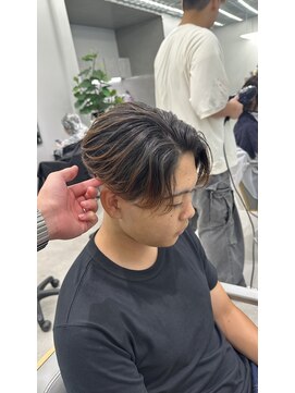 ジュール メンズ 大分(Joule men's) フェザーパーマ/センターパート/ニュアンスパーマ/[大分駅]