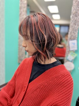 ファンヘアメイク(Fun hair make) メッシュボブ