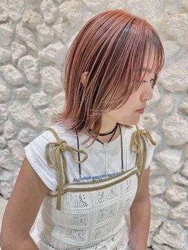 モアナ ルア バイ ヘッドライト 平塚店(Moana Lua by HEADLIGHT) Moana【平塚】#ブリーチ#ピンク#顔まわりレイヤー