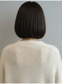20代30代40代◎前下がりボブ/ストレート/暗髪グレージュ大山