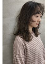 ヘアアンドビューティー クローバー(Hair&Beauty Clover)&nbsp;ダークグレージュ/シャギーカット/ミディアムレイヤー