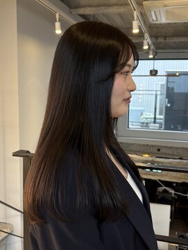 ヌープヘアーアイス(NUUP.hair ici) ★ブリーチなしアッシュブラウングレージュベージュ春カラー