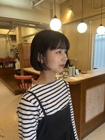 ベイコレクト(BAY COLLECT)&nbsp;ミニボブ/ワイドバング/暗髪/顔周りカット