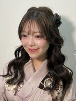 シド 表参道(s.i.d) 卒業式巻き下ろしハーフツイン/ヨシンモリ/韓国ヘアセット