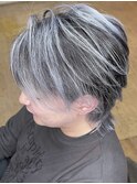 【デザイン希望者多数】ホワイトバレイヤージュ×ブリーチ２回