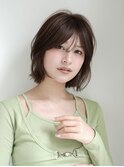 レイヤーボブ/チョコレートカラー/ヘアマゼラン