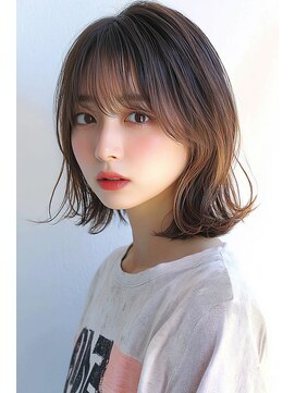 クシュ 所沢西口エミテラス前店(kusyu...) カチモリ羽エクステミルクベージュウルフショートレイヤー着付け