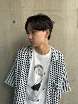 ニコ シモノセキ(NIKO Shimonoseki)&nbsp;「NIKO」セット簡単メンズセンターパートパーマ　山口下関