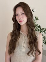 フィルムス 横浜(FILMS+)&nbsp;デジタルパーマ/ミディアムレイヤー/韓国巻き風/顔周りカット