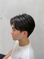アッシュ 八王子みなみ野店(Ash)&nbsp;センターパート×ニュアンスパーマ　八王子みなみ野
