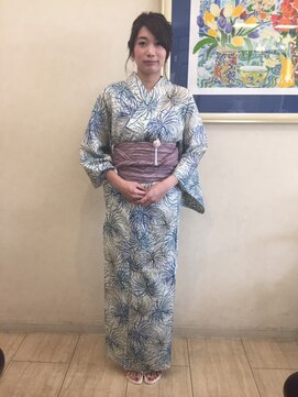 美容室 シャルドン くるりんぱ シンプルアレンジ