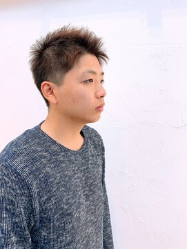 ヘア デザイン ハルプ(hair design HALB) スパイキーショート