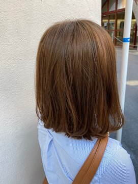 フロート 小阪店(float) ショコラベージュ_ココアブラウン,フリンジウェーブ