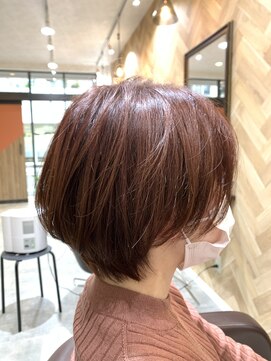 スタンド(STAND) 春の新色ピンク　オリエンタルピンク　丸みショート