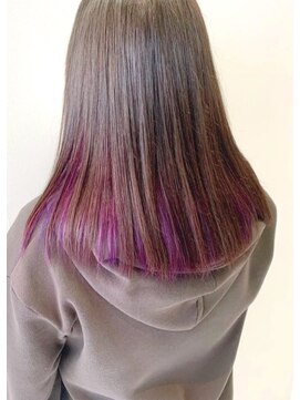 ウエスト(WEST) パープルインナーカラー