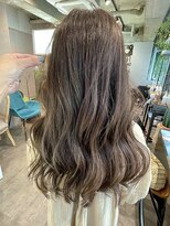 ゼスト クレス(ZEST Cres)&nbsp;【cres奈佳子】オリーブベージュ×ロングヘア