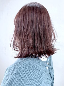 アイティーバイアルバム 藤沢店(IT by ALBUM) ピンクブラウン_セクションカラーペールベージュ_ba319781