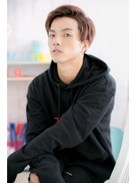ヘアアンドビューティー ミック(Hair & Beauty miq)&nbsp;サイドパートｘアップバングでイケメンスマートマッシュc1