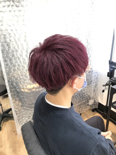 【men’s salon Maisie】チェリーレッド