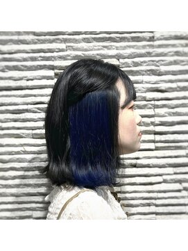 ビス リアン 川口店(Vis lien) インナーカラー/イヤリングカラー/ブルー／ブルージュ／川口