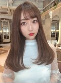 ツヤふわなワンカールの甘めロング