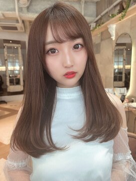 ロンド ロビン 栄(Lond robin) ツヤふわなワンカールの甘めロング