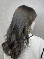 イースブルー 高松店(Y’s Blue)&nbsp;◎お客様スタイル◎ブリーチ無しダブルカラー◎カーキグレージュ