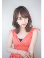 メル バイ ヘアサロン ニド(mer..by hair salon Nido)&nbsp;外ハネミディ