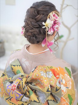 リサ 恵比寿(risa.)の写真/恵比寿1分【訪問着お着付け＋ヘアセット￥12000】専門店だから“お得×カワイイ”が叶う♪