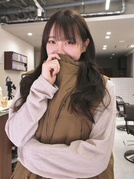 ルックアット(Look at) 【Look at】20代30代40代ロングレイヤーカーキベージュウェーブ