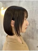 甘さ控えめ大人ボブ