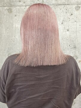 サクラ オモテサンドウ(SAKURA) ペールピンク ハイトーンカラー ブリーチ 表参道