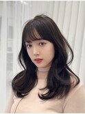 韓国ヘア/韓国スタイル/縮毛矯正/髪質改善/レイヤーカット