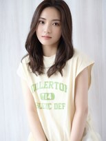 アッシュ ヘアーメイク 桐生(ash hair×make) 20代30代大人可愛いモカベージュナチュラルロブヘアー美肌