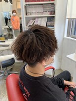 メンズ サロン ドット トウキョウ 町田店(men's salon dot. tokyo)&nbsp;ブラウンカラー＆スパイラルパーマ