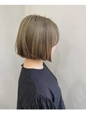 透け感ボブ
