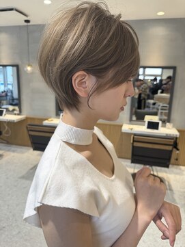 ロンドブルーム 天神大名店(Lond Bloom) 大人美人ショート/ショートカット/髪質改善/白髪ぼかし/30代40代