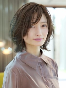 アルトリスト(Altruist Aging×HAIR&SPA) ☆イメチェンピンクベージュアンブレラカラー前髪クールショート