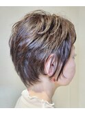 ツーブロックショート×イノアカラー×ハイライト