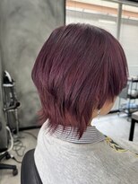 クラッチバイシオンアグリゲイト(CLUTCH by Zi-on aggregate) ディープパープル×ウルフカット