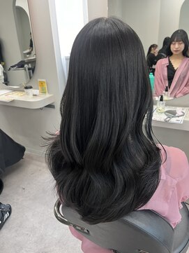 リッカ(LICCA) (licca内堀)ブルーブラック/透明感カラー/トリートメント