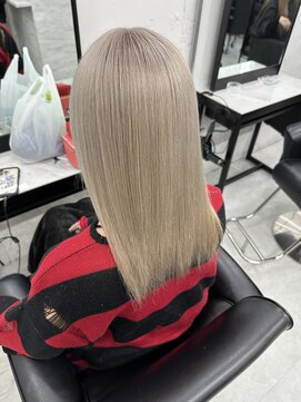 ウィステル(wistell) ブリーチ2回！ミルクティーベージュ